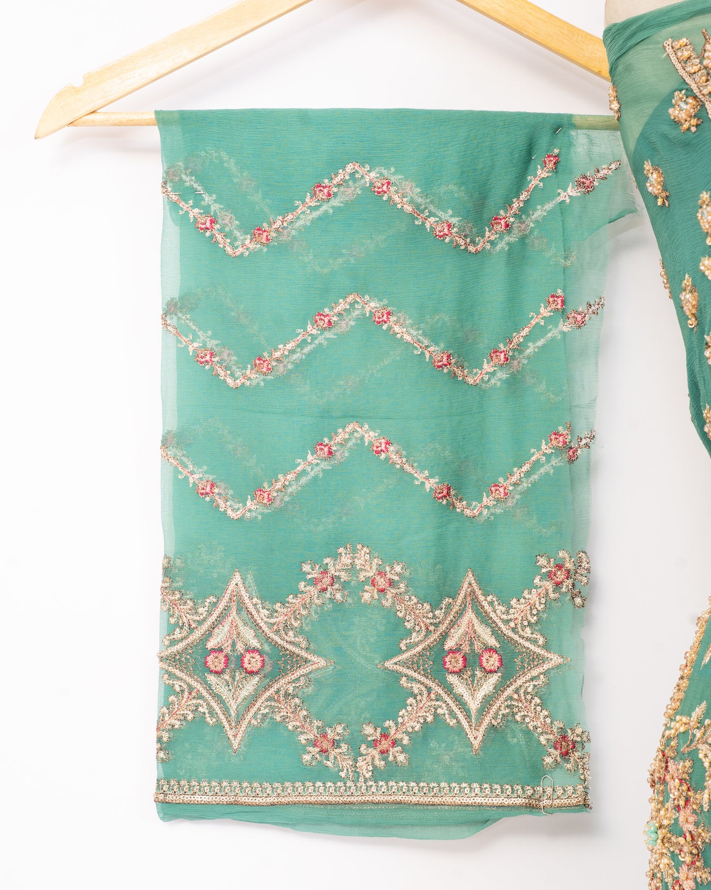 Luxury Unstitched 2-Piece Dress (Kameez & Dupatta) – 6 Colors