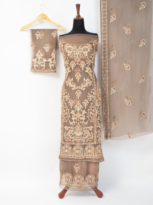 Luxury Unstitched 2-Piece Dress (Kameez & Dupatta) – 6 Colors
