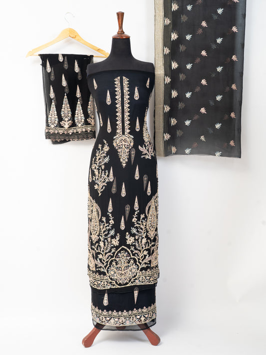 Luxury Unstitched 2-Piece Dress (Kameez & Dupatta) – 6 Colors