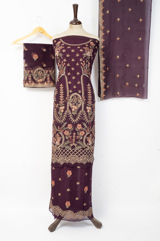 Luxury Unstitched 2-Piece Dress (Kameez & Dupatta) – 6 Colors