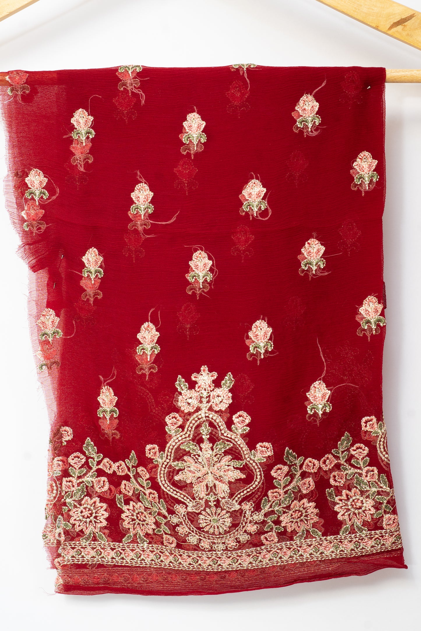 Luxury Unstitched 2-Piece Dress (Kameez &amp; Dupatta) – 6 Colors