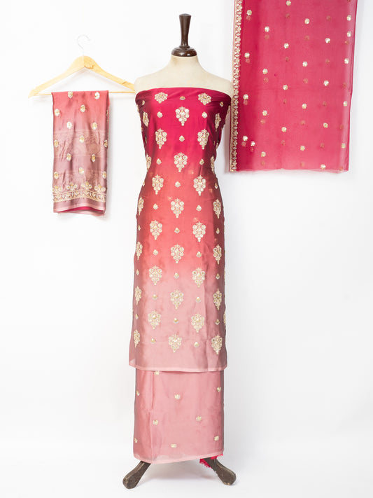 Luxury Unstitched 2-Piece Dress (Kameez &amp; Dupatta) – 6 Colors